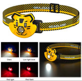 Imported cartoon Design Headlight Rechargeable and adjustable