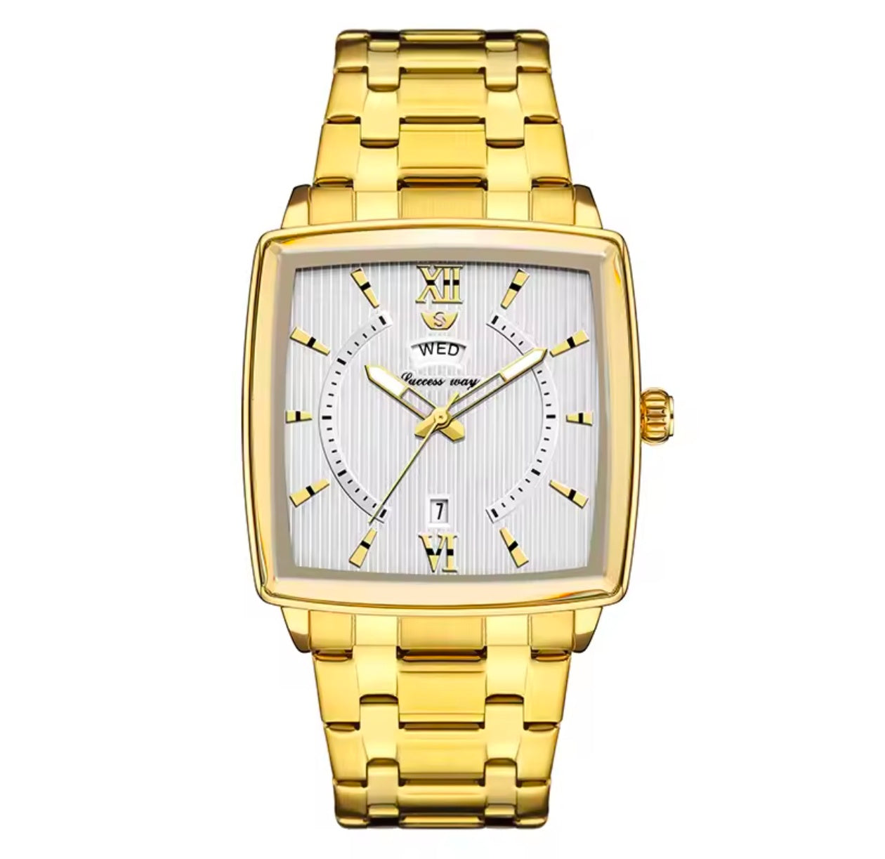 Best Win Luxury Steel Quartz Watch