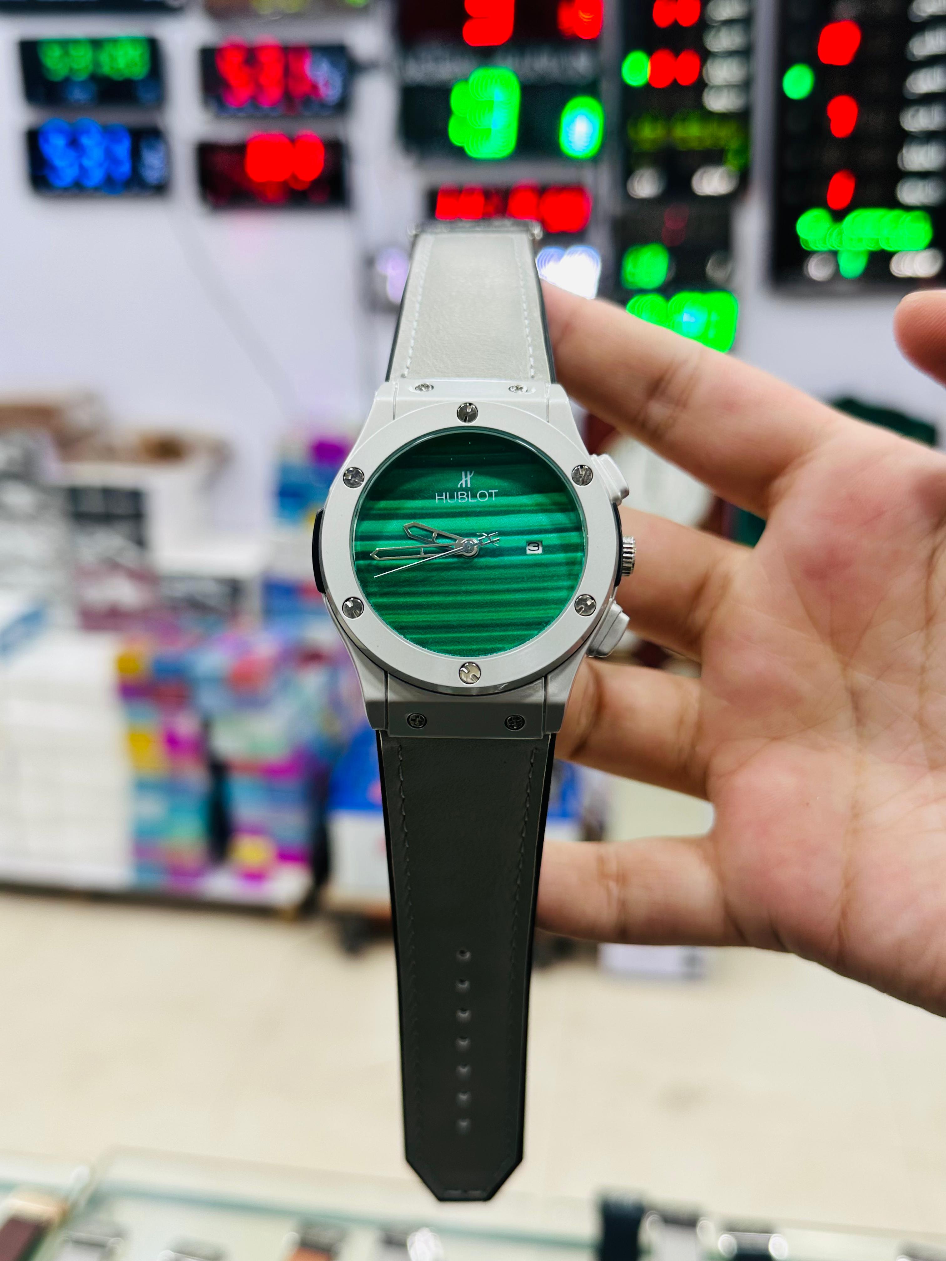 Cobra Hoblot Black Silver Big Bang Branded Watch