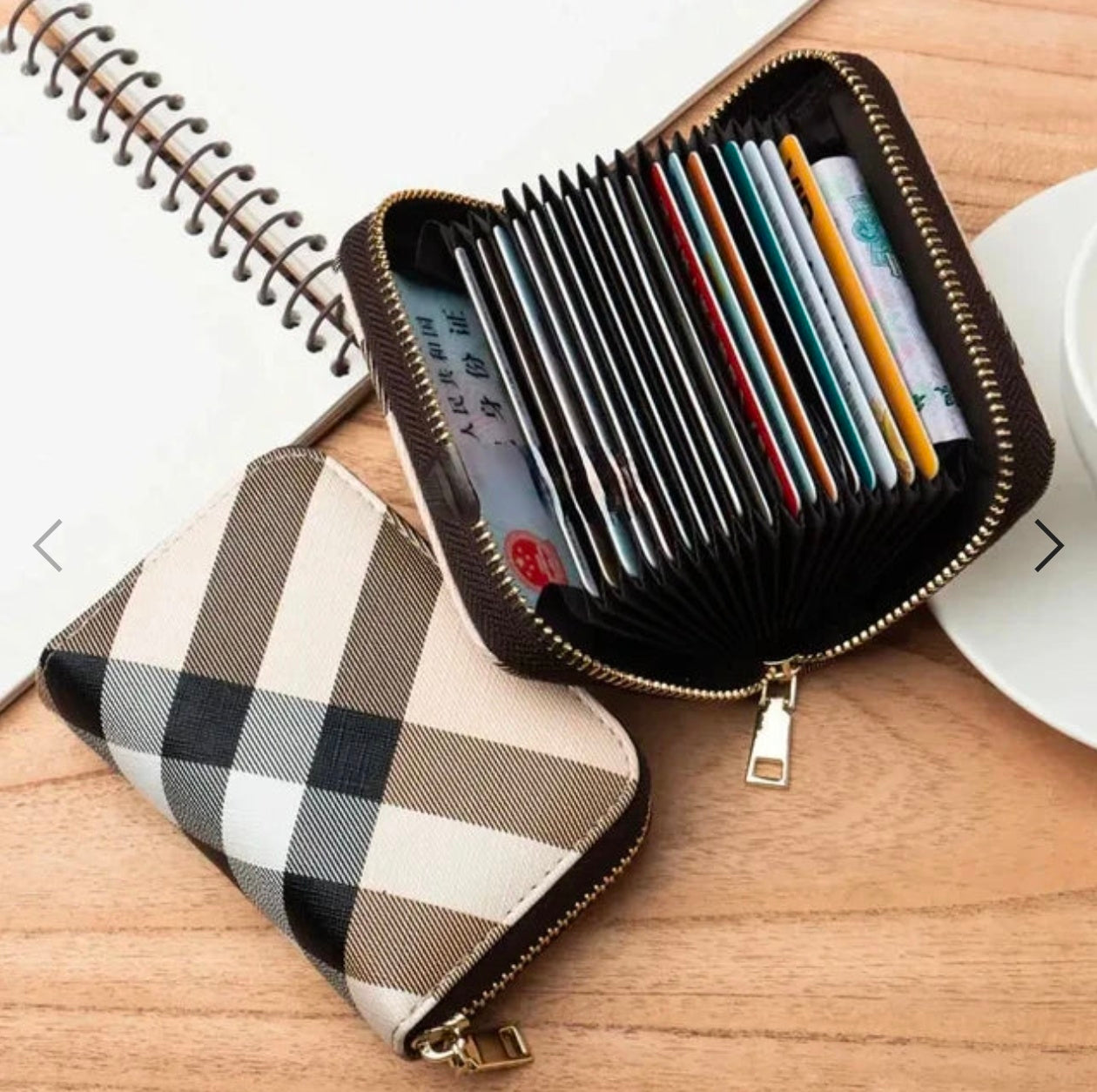 Kavis Cards Holders PU Business Bank Credit Bus ID Card Holder Cover Coin Pouch Anti Demagnetization Wallets Bag Organizer