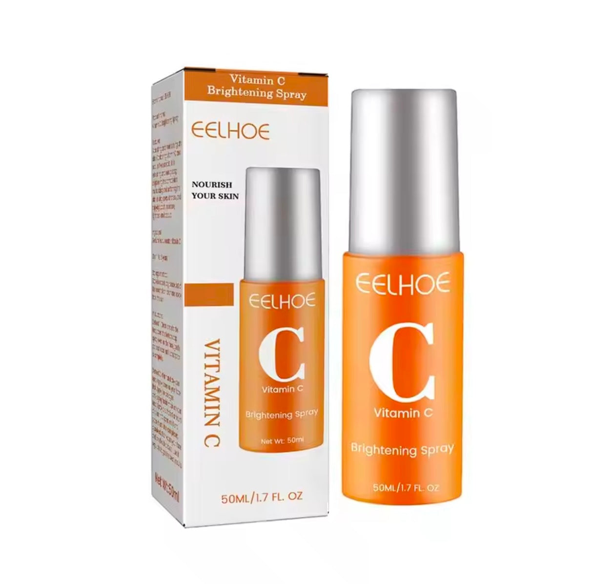 50ml Vitamin C Facial Spray Mist Whitening,Brightening,Anti-Wrinkle,Nourishing, Care Face Redness Relief,Moisturizing Serum Y3R2