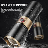 2km LED Laser Zoom Flashlight Lamp Recharge