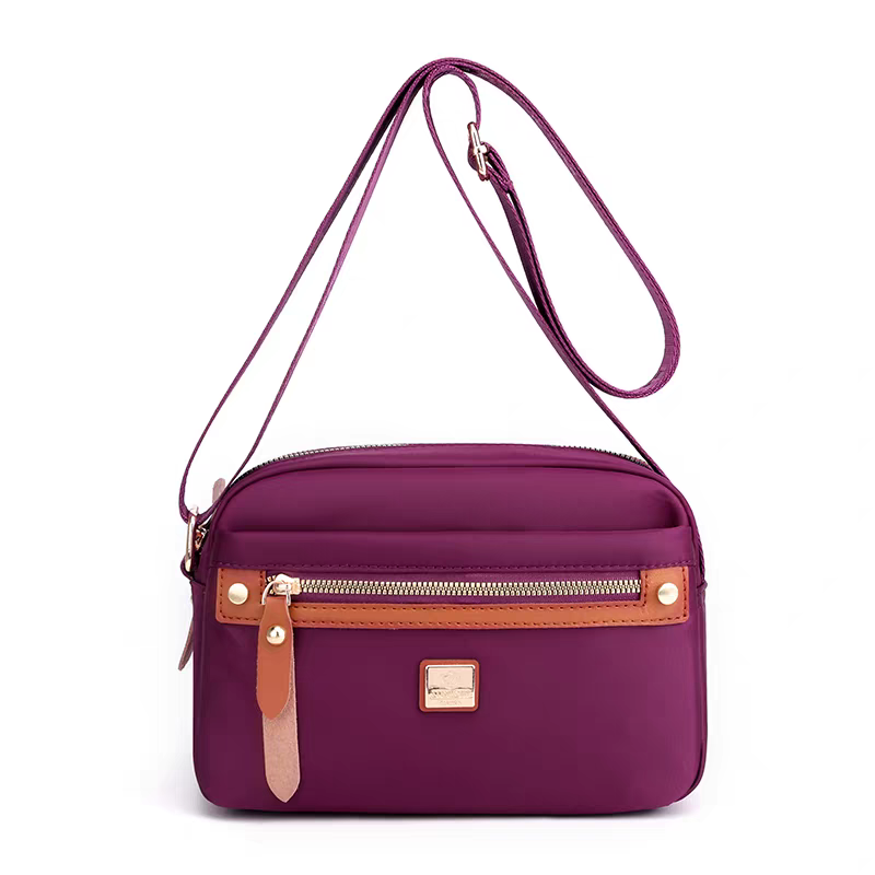 Women's Fashion Shoulder Bag Oxford Metail Handbag for female Messenger Cross Body Bag Purse Multifunction Multi-layer Handbag