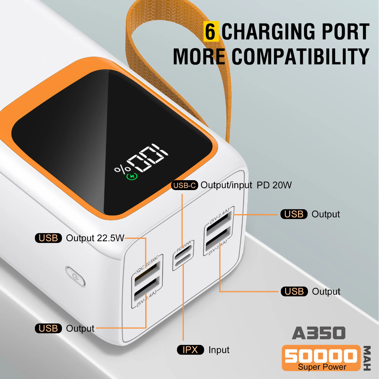 30000mah 120w Super Fast Power Bank