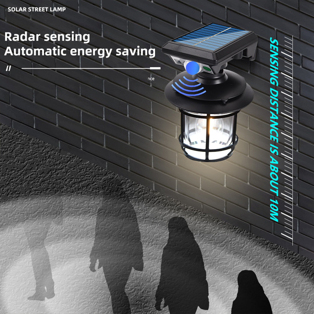 Beautiful Solar Outdoor indoor Light Wall Lamp With Remote Control Motion Sensor