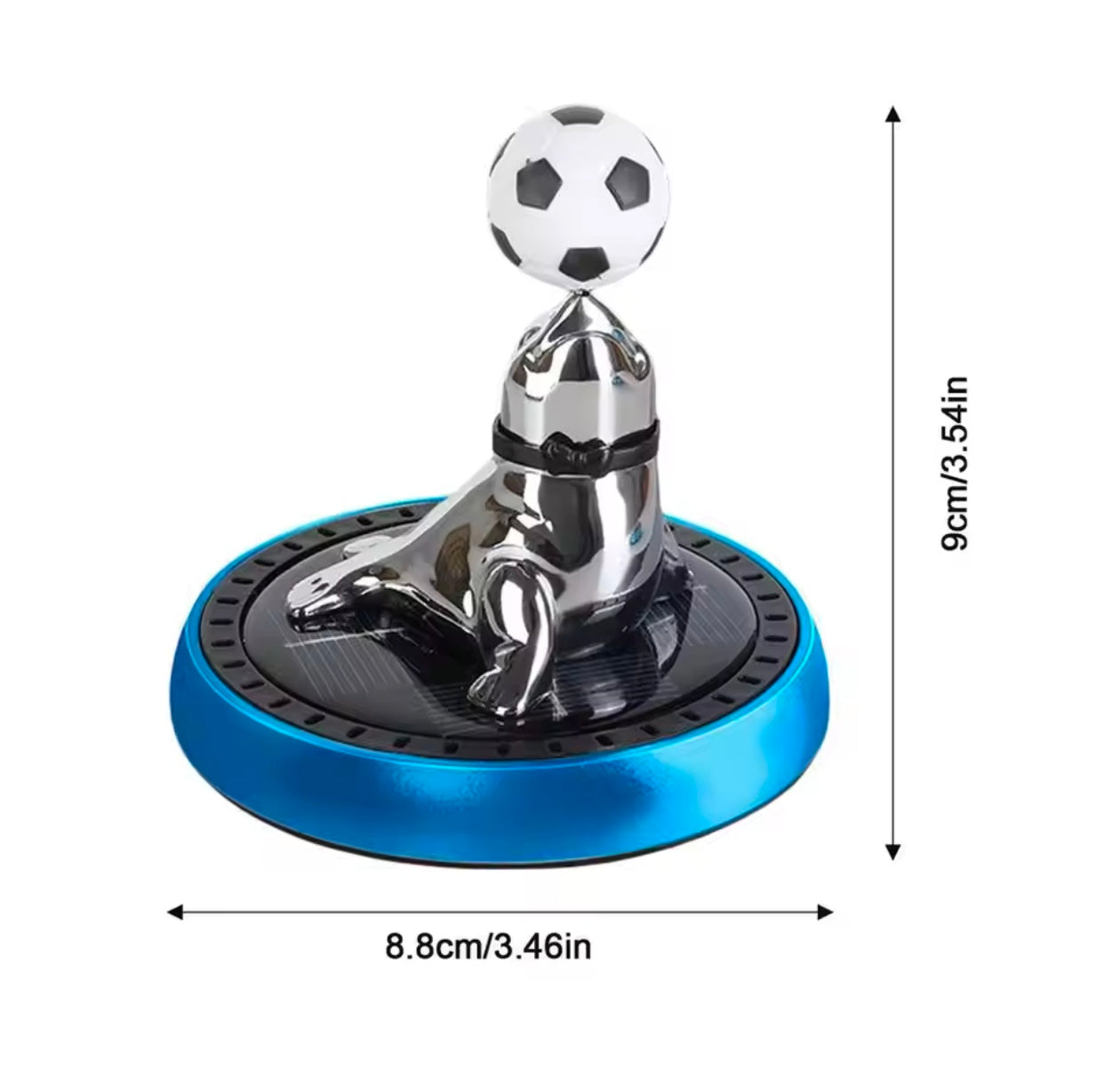 Car Solar Rotating Air Freshener Automobile Interior Perfume Ornaments Car Dashboard