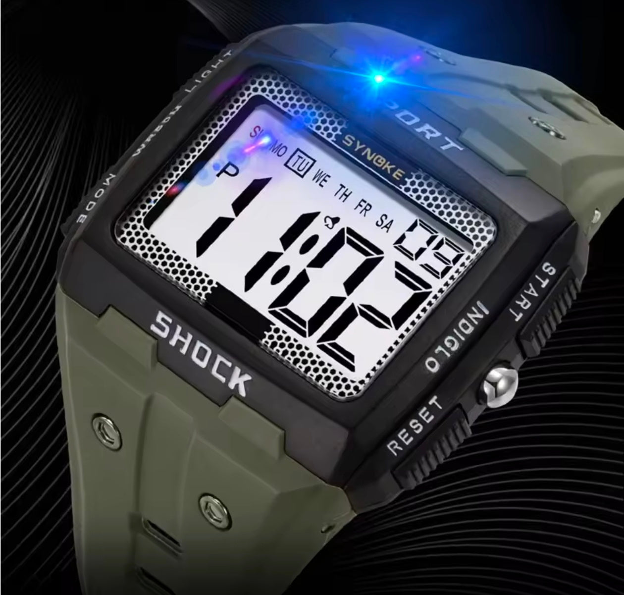 Royal Digital Waterproof Shock Resist Large Screen Outdoor Running Watch