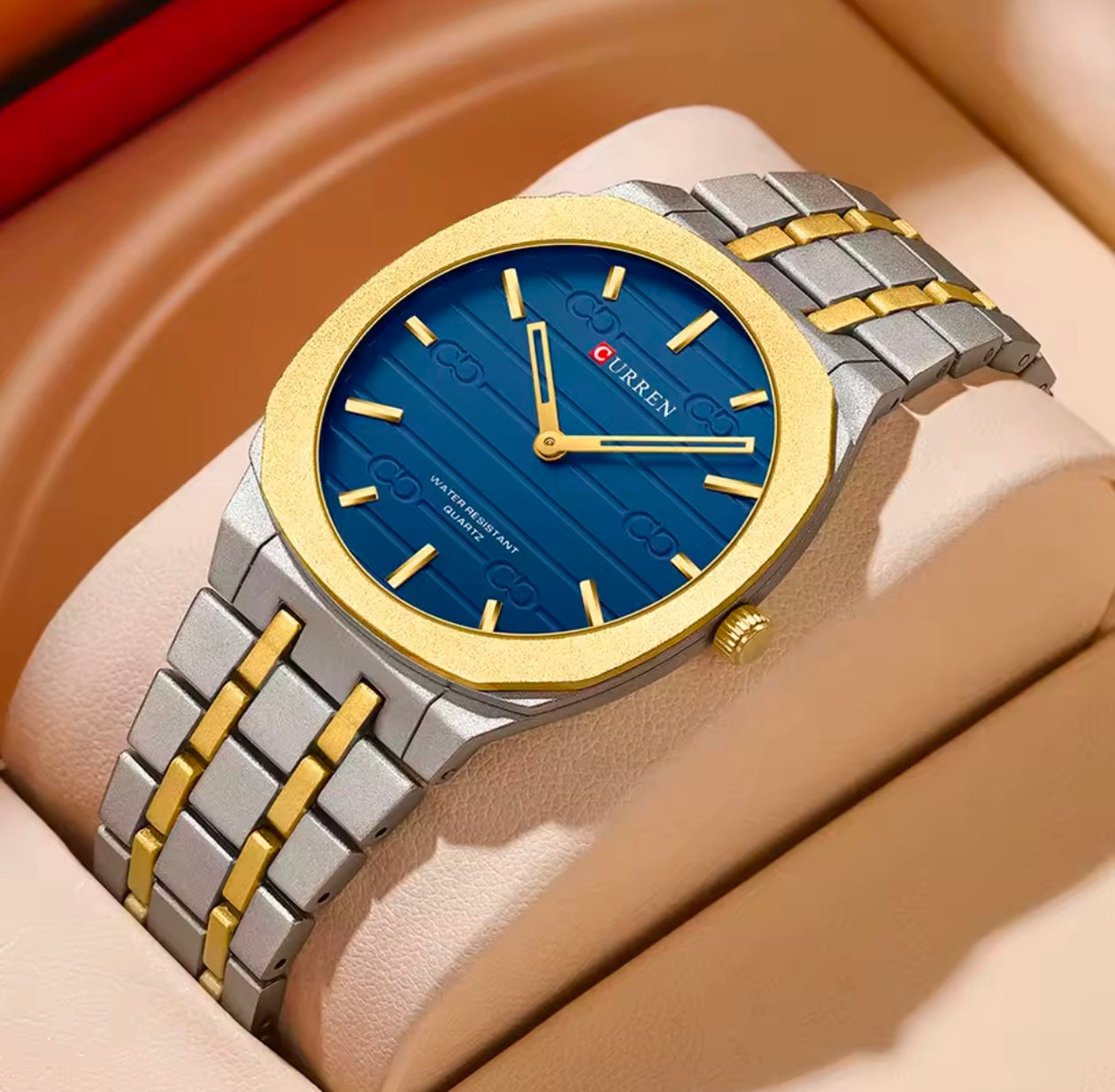 CURREN Ultra-Thin Business Stainless Steel Quartz Watch