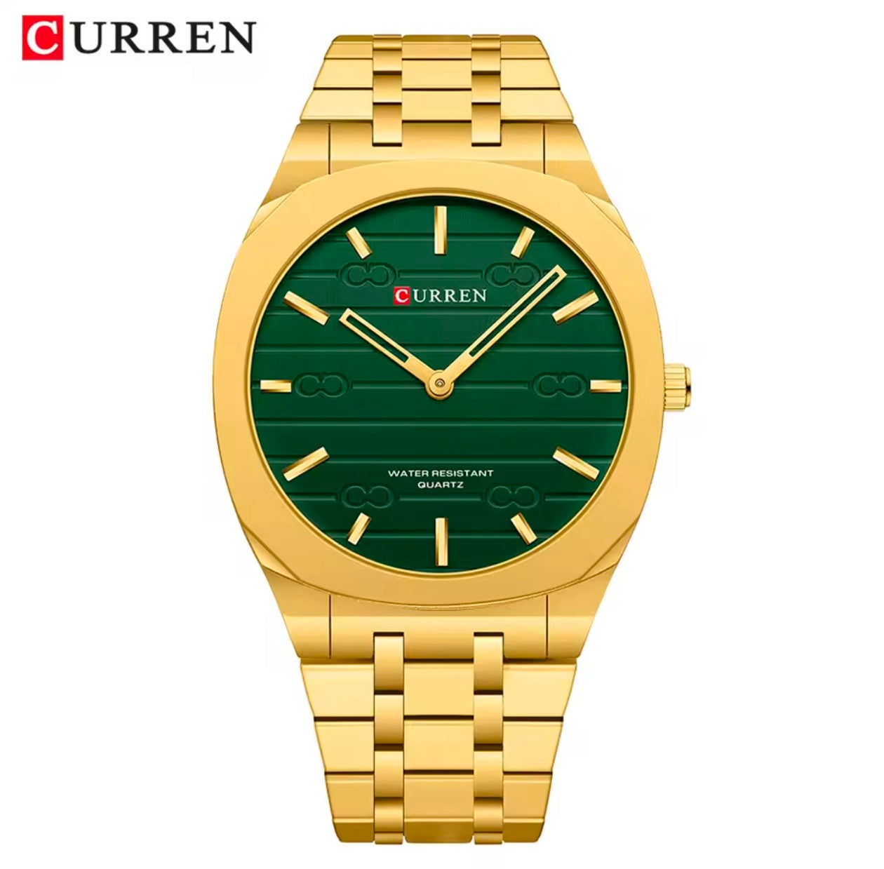 CURREN Ultra-Thin Business Stainless Steel Quartz Watch