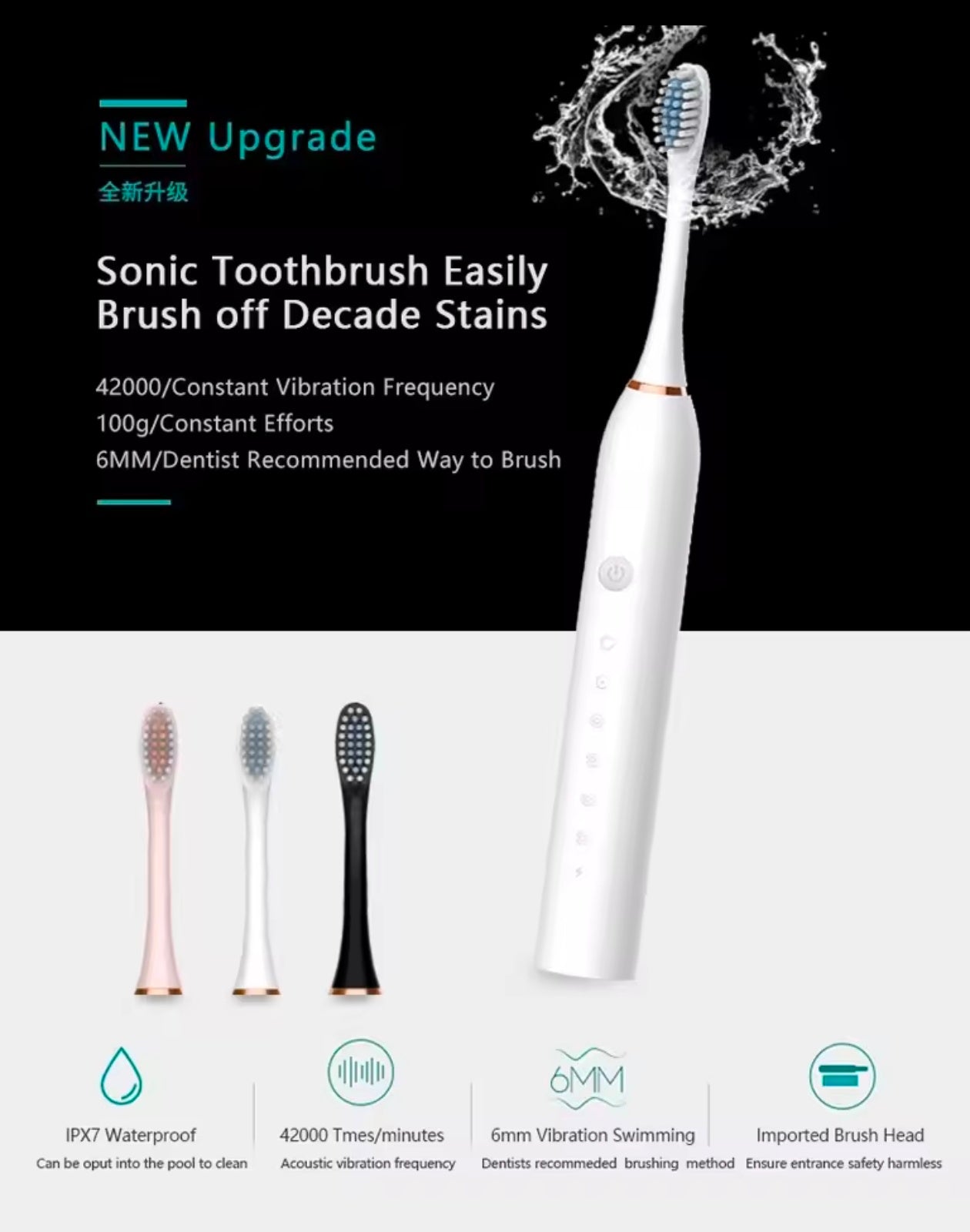 Electric Tooth Whitening Brush