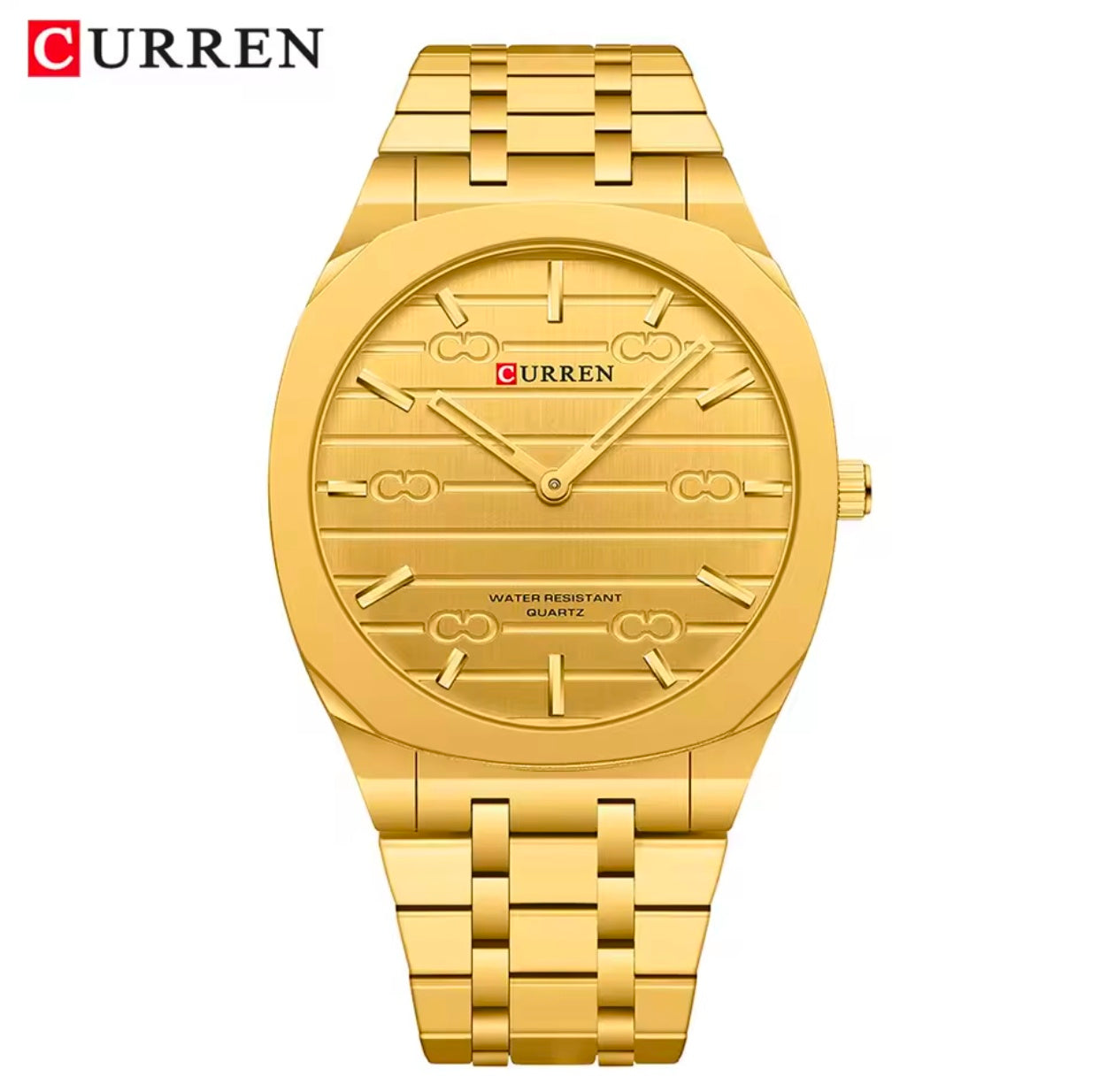 CURREN Ultra-Thin Business Stainless Steel Quartz Watch