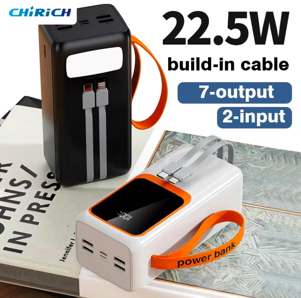 30000mah 120w Super Fast Power Bank