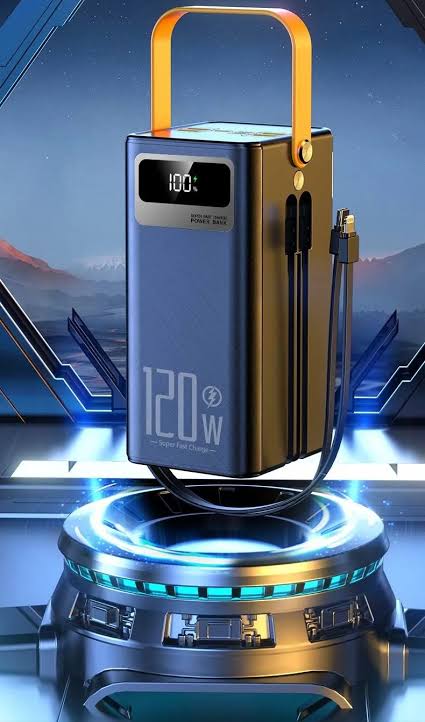 Power Bank 50000mAh 120W Fast Charging USB Portable Charger Mutil Port For Phone