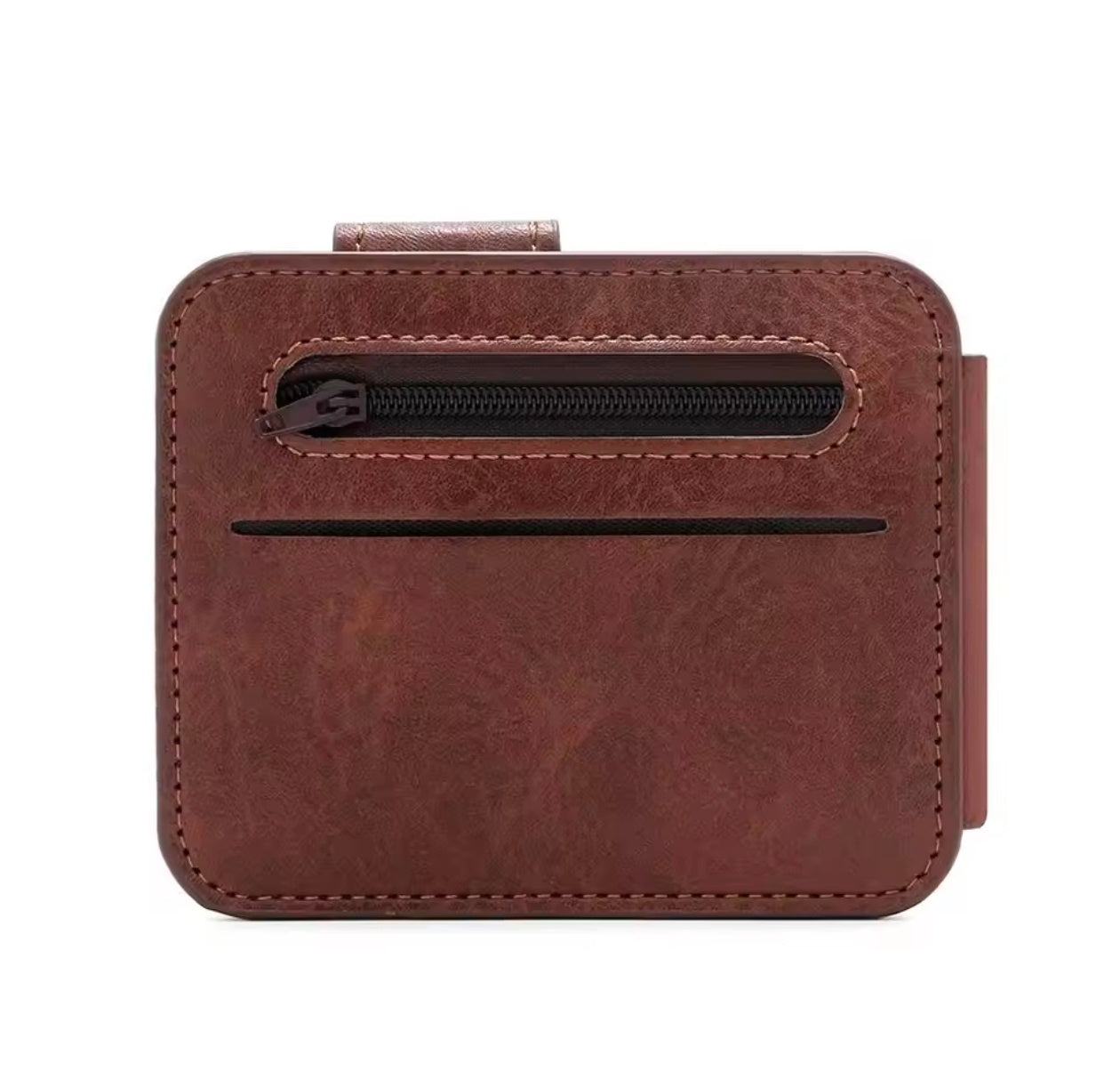 Baellery Ultra-thin Coin Purse Mini PU Leather Card Holder & Wallet