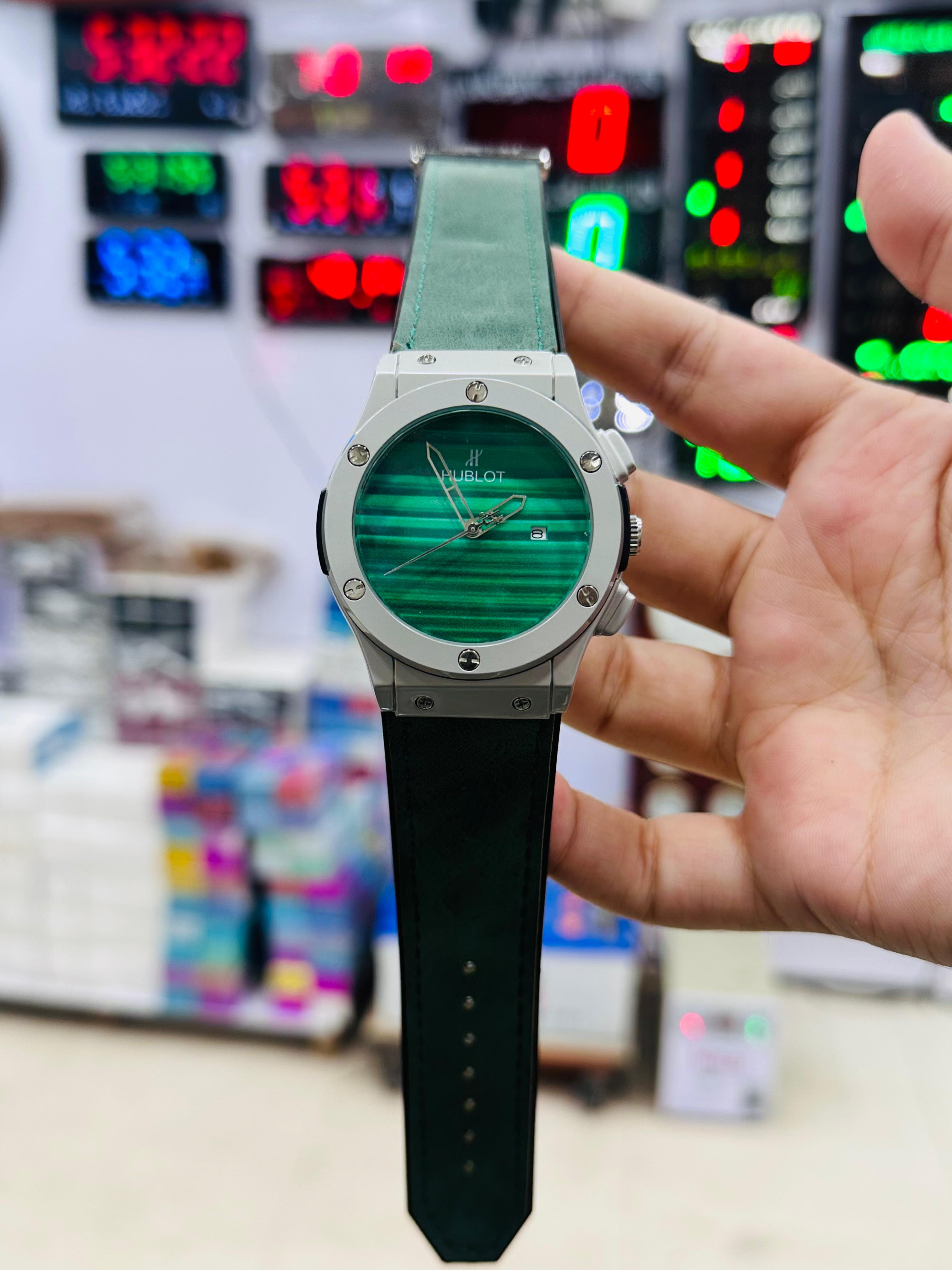 Cobra Hoblot Black Silver Big Bang Branded Watch