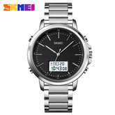 Skmei 1652 Dual Time Stainless steel Watch