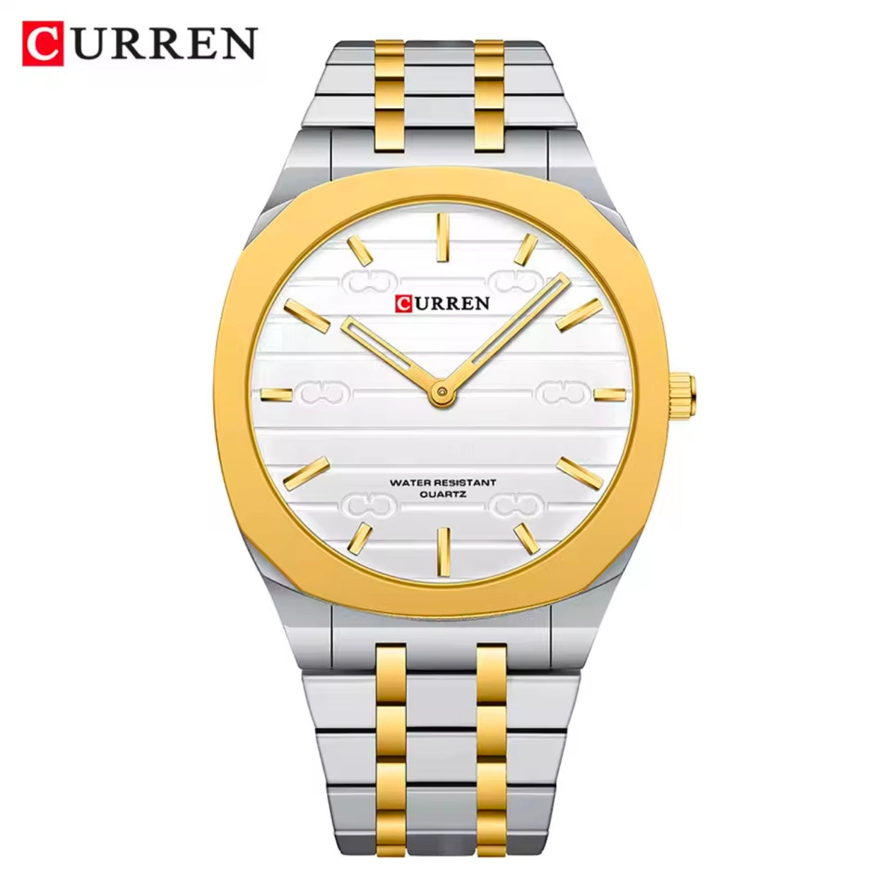 CURREN Ultra-Thin Business Stainless Steel Quartz Watch