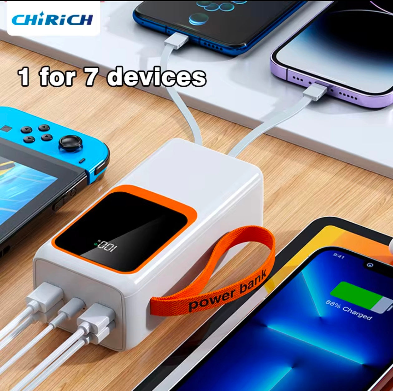 30000mah 120w Super Fast Power Bank