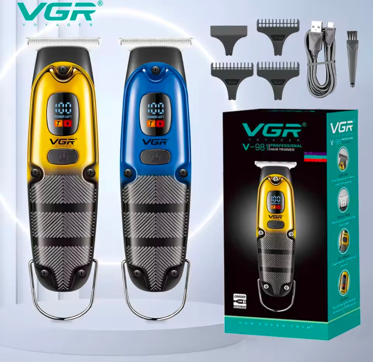 VGR 981 Hair Clipper and Hair Trimmer Sharp blades