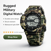 Military Top Brand Luxury Sport Watch Men Digital Watches 5 Bar Waterproof Wristwatches