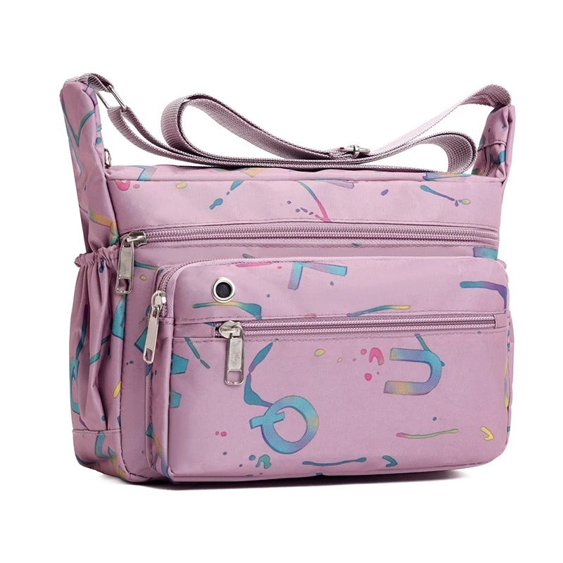 Multi Pocket Women Handbag High Quality Nylon Female Shoulder Bag