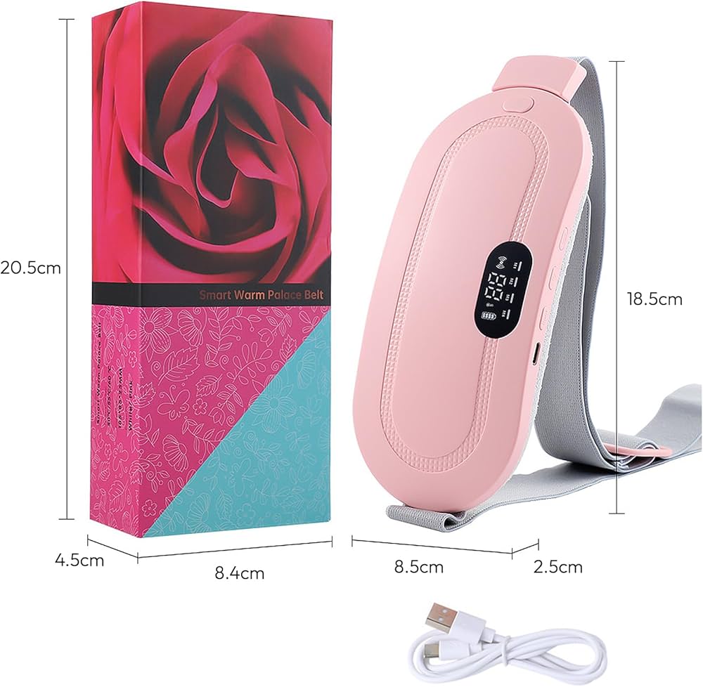 Heating Pad for Period Cramps & Vibration sliming Massage Warm Belt