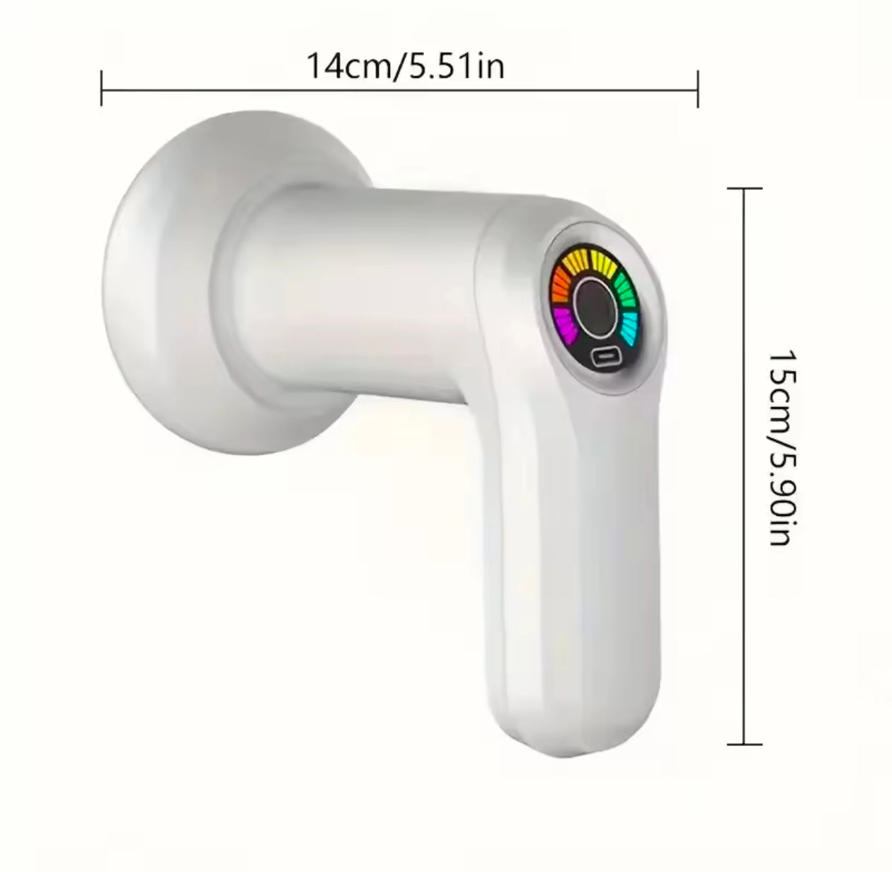 Full Body Slimming and Massage Device with 5 Interchangeable Heads for Deep Muscle Relaxation Fat Reduction and Body Sculpting