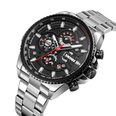Skmei M023 Men's Automatic Mechanical Watch, Stainless Steel Waterproof Watch