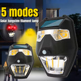 IP65 Solar COB+LED Light Motion Sensor Garden Security Lamp 5 Modes