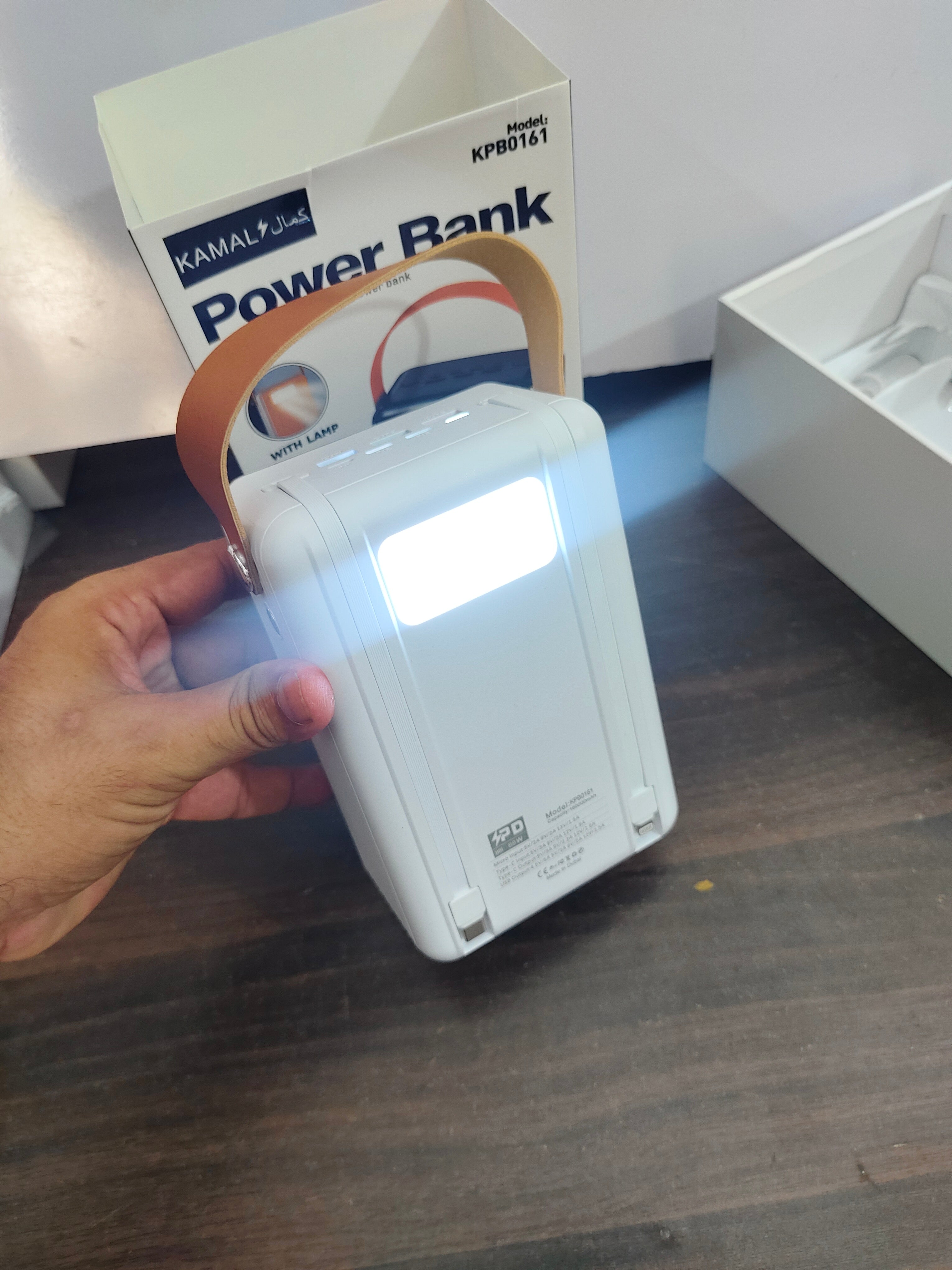 120W 160000mAh Fast Charging Transparent Power Bank