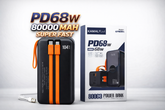 80000mah Super Fast 68w power bank