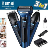 Kemei 3 in 1 Trimmer & Shaver Machine For Body - Kemei KM-6330 3 in 1 Price in Pakistan