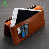 Floveme Slim Leather Soft wallet Mobile and cash pocket