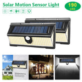 100w Solar Wall Lights Wireless with 3 Lighting Modes for Front Door Yard Garage Garden CL-S190