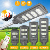 Solar Panel Waterproof IP65 Remote Control Solar Light 60W 120W PIR Motion Radar Sensor Solar Lamp