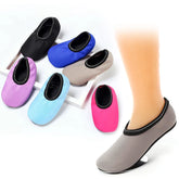 2 Pairs Women Bed Socks - Female Non Slip Short Socks Elastic Floor Slippers