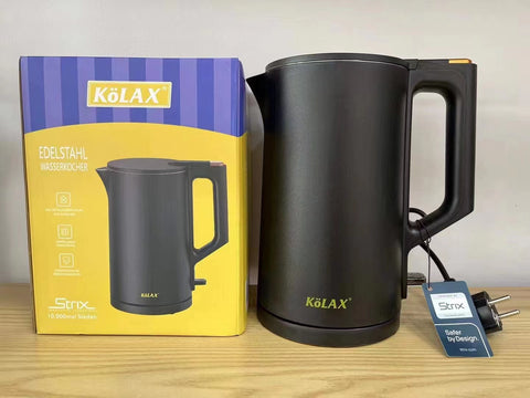 KOLAX 1.7 Ltr Germany Electric Kettle 1500 W Stainless Steel Body