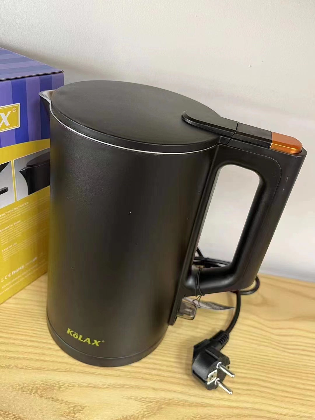 KOLAX 1.7 Ltr Germany Electric Kettle 1500 W Stainless Steel Body