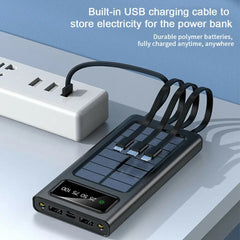 4 in 1 Solar Power Bank 10/20/50000mah Ultra-large Capacity