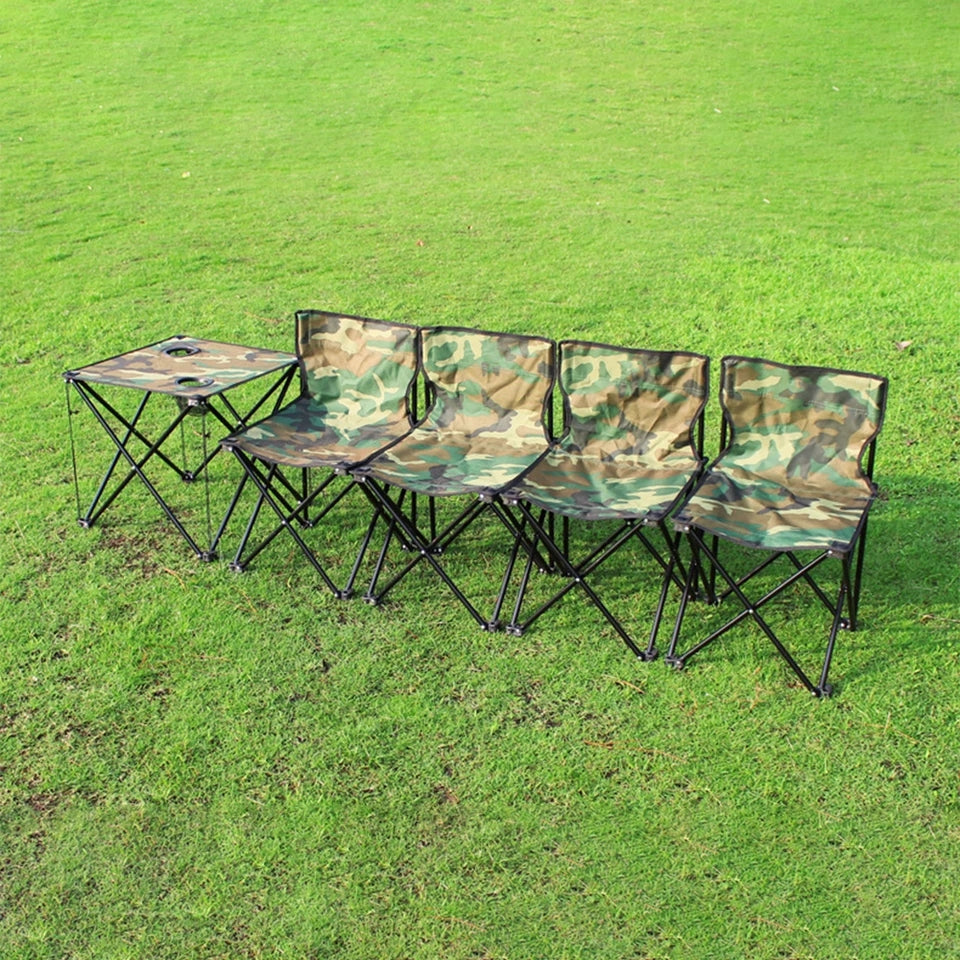 Tactical Lot Import Portable Folding Camping Chair Sets