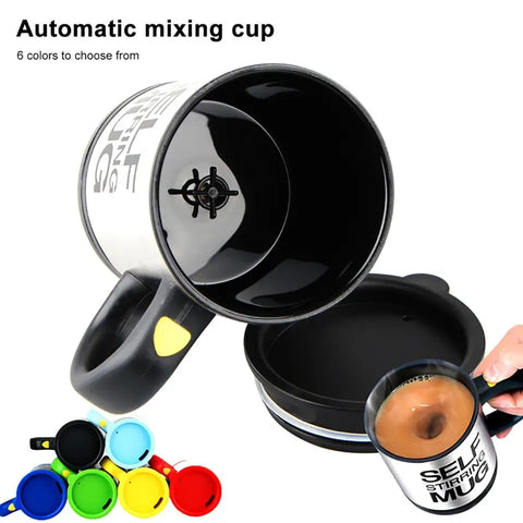 Electric Stainless Steel Auto Self Stirring Coffee Mug Online Shopping in Pakistan