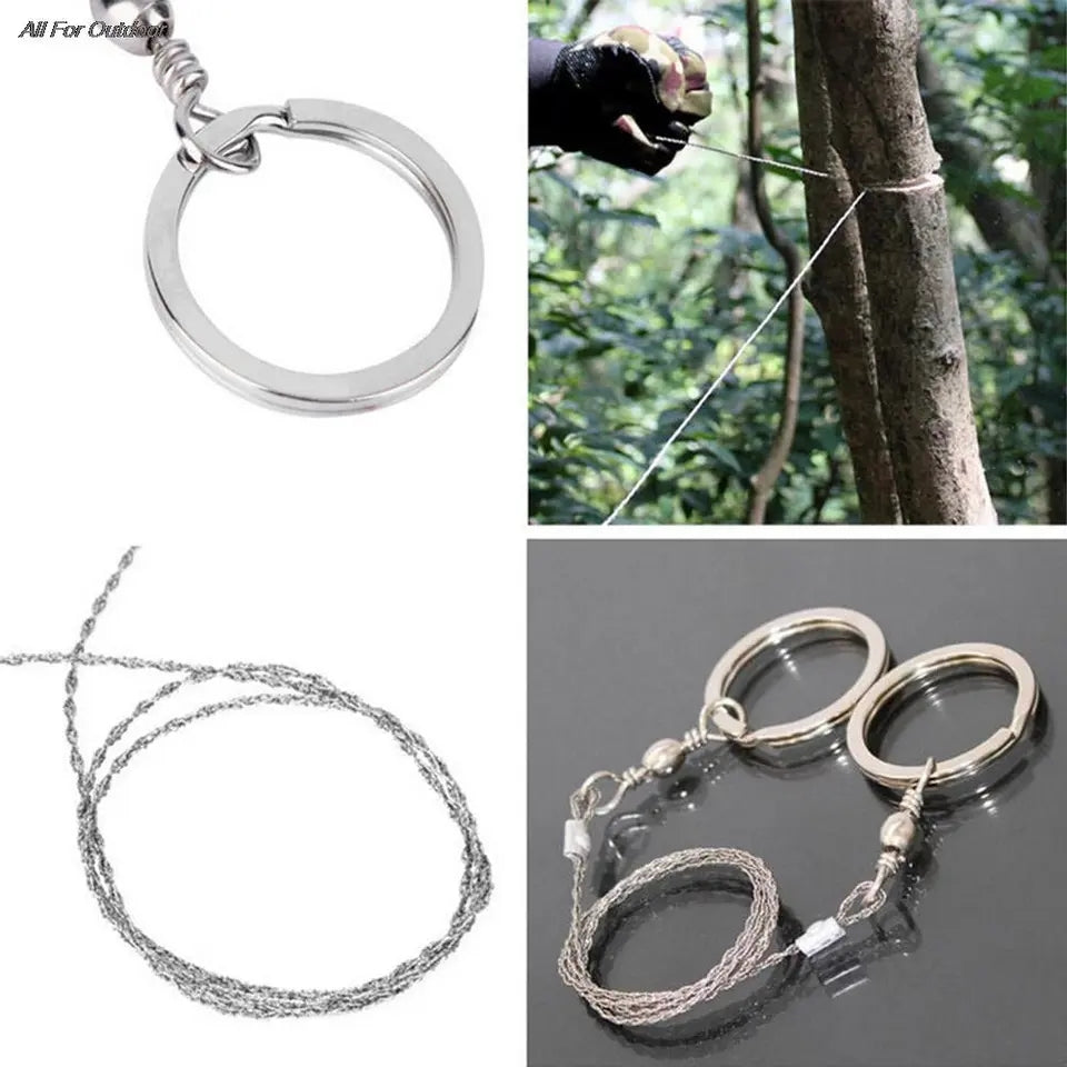 Manual Hand Steel Rope Chain Saw For Hiking Camping