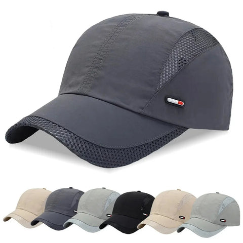 Summer Lightweight Cap Mesh Breathable Thin Sun Hat Adjustable