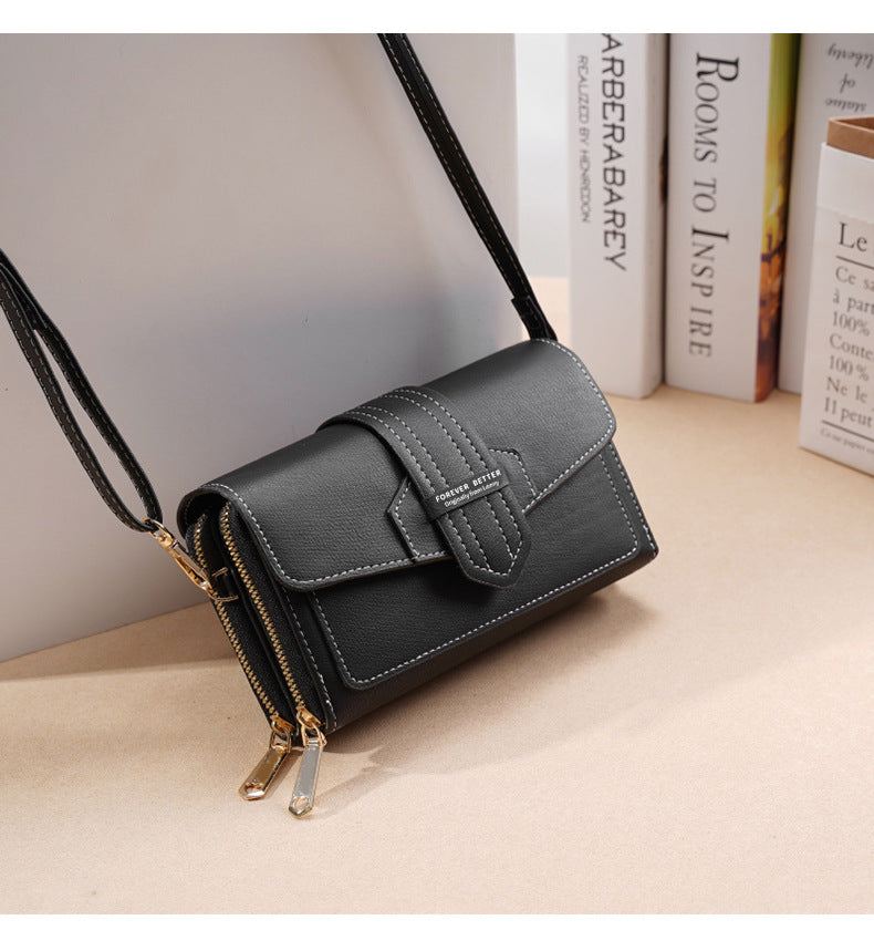 Women Handbags Nylon Cross Body  bag Multi zipper hand bag - Shoulder bag