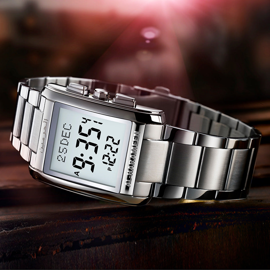 Alfajar Azan stainless steel Watch Waterproof