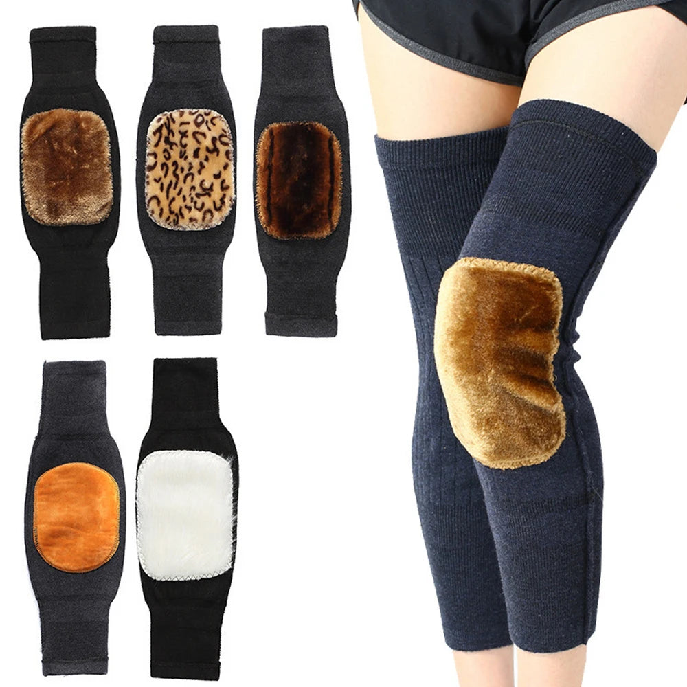 2 Pcs Wool Winter Cashmere Kneecap - 2 Pcs Warm Knee Cap