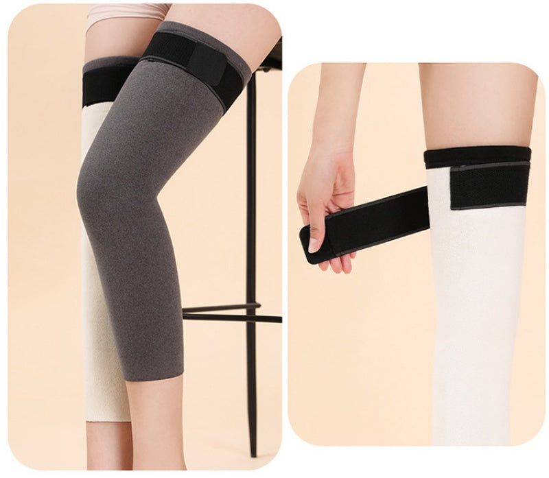 Velvet Cashmere Knee Warmer Non-Slip Elastic Legging