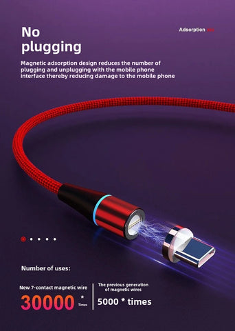 IPhone Super Fast Charge Magnetic Absorption Data Cable