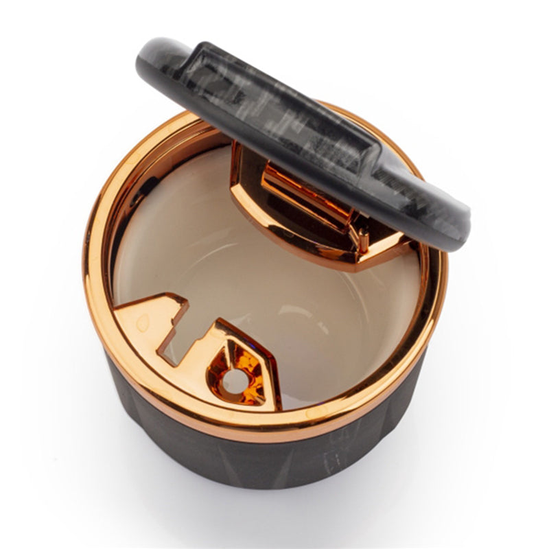 Metal Car Ashtray with LED Light Cig