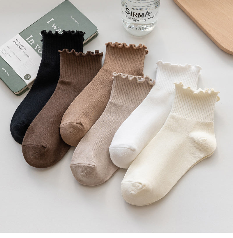 3 Pairs Women Winter warm Cotton Socks - Ladies New Fashion Socks